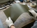 Слюдопласт листовой гибкий марки ГИП-2Пл 0,12 мм — крупный план листа